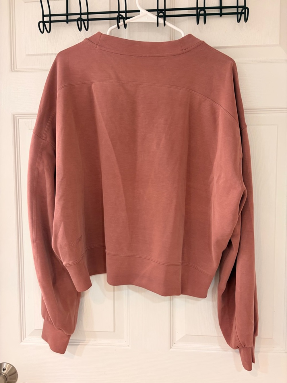 Lululemon Perfectly Oversized Cropped Crew Softstreme Spiced Chai - Picture 2 of 6